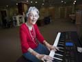 Sharla Lee plays the piano at the Sagecrest Alzheimer’s Care Center in San Angelo.