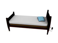 The Smart Bed tracks and monitors your health vitals while you are sleeping. The Smart Bed tracks and monitors your health vitals while you are sleeping.