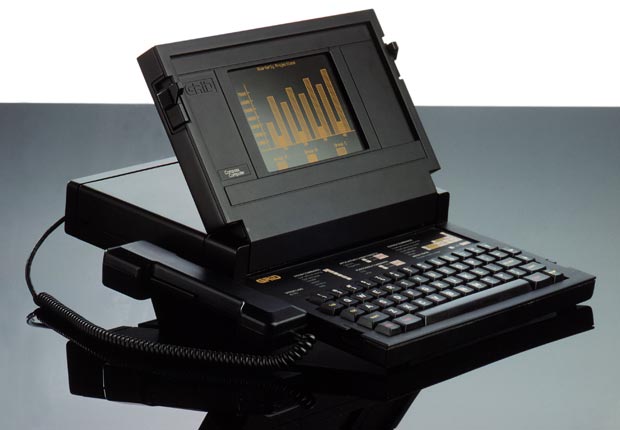 The Compass computer for GRiD Systems designed by Bill Moggridge.