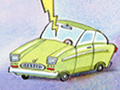 Cartoon of a car. Is smart car technology too much for older drivers?