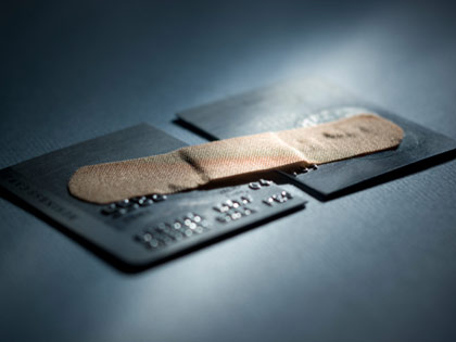 broken credit card