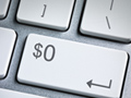 saving challenge free stuff on the internet key board with $0