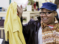 Bargain hunter - Thrift stores are often community centers, with classes, food and meeting rooms.