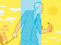 Illustration of Live for today, save for tomorrow