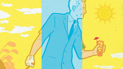 Illustration of Live for today, save for tomorrow