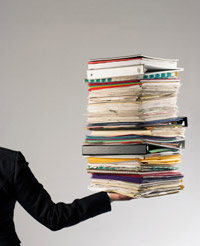 stack of paperwork