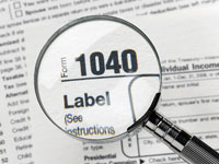 Forma 1040 de los impuestos