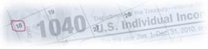 Forma 1040 de los impuestos
