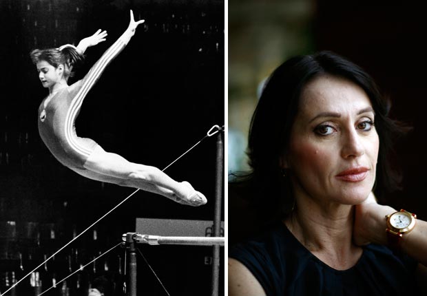 Romanian gymnast Nadia Komaneci