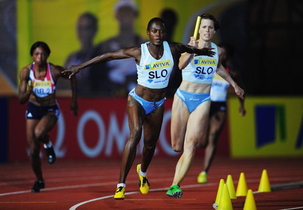 Merlene Ottey of Slovenia 