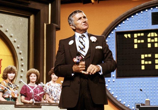 TV host Richard Dawson on Family Feud.  Dawson died on June 2, 2012.