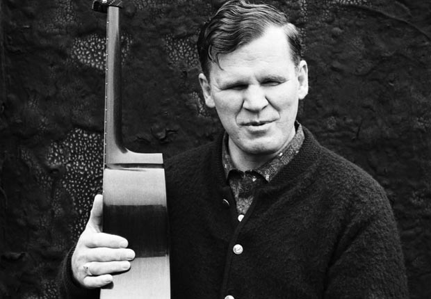 Doc Watson guitar player singer portrait