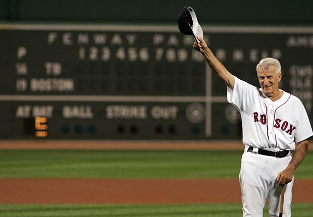 Johnny Pesky Red Sox baseball dedication death 2012