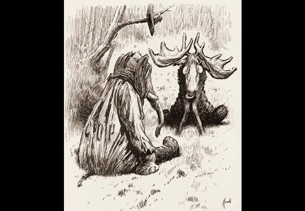 cartoon Roosevelt moose, historic moments at the Republican Convention