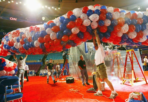 most ballons, historic moments at the Republican Convention