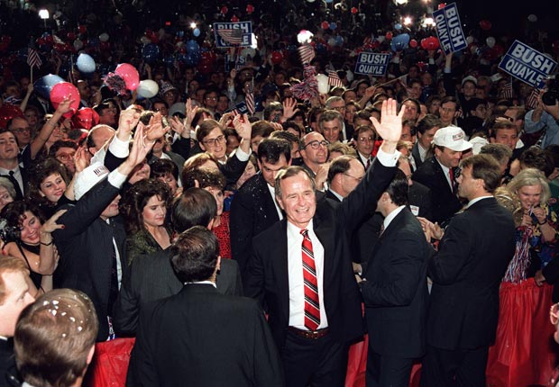 George Bush, historic moments at the Republican Convention