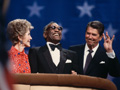 Nancy Reagan, Ray Charles, President  Reagan 1984, celebrities at RNC