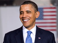 President Obama Smiling