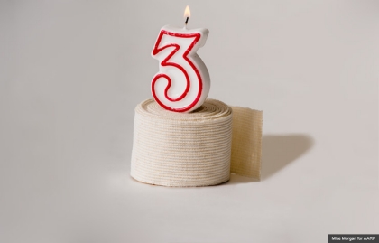 Candle and bandage, Third anniversary of Affordable Care Act