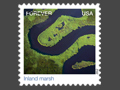 Inland Marsh - Jim Wark aerial photographer U.S. Postal Service Stamps