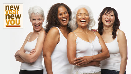 Body image: Women at ease with themselves and their bodies