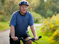 Bob O'Connell, rides his bicycle, O’Connell was part of a major statewide lobbying effort to secure passage of the Complete Streets legislation. 