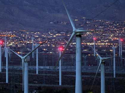 giant wind turbines