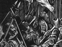 John Brown played a major role in the Civil War, leading the fight against slavery.