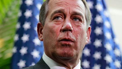 John Boehner, representante a la Cámara por el estado de Ohio, participa en una conferencia de prensa en el Capitolio en Washington, el miércoles, 19 de enero 2011, para discutir la próxima votación sobre la ley de salud. John Boehner, representante a la Cámara por el estado de Ohio, participa en una conferencia de prensa en el Capitolio en Washington, el miércoles, 19 de enero 2011, para discutir la próxima votación sobre la ley de salud.
