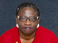 Dr. Brenda Willaims of Sumter, S.C. helps people register to vote.