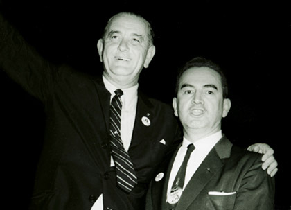 Lyndon Johnson and Dr. Hctor Garca early 1960s