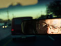 man driving