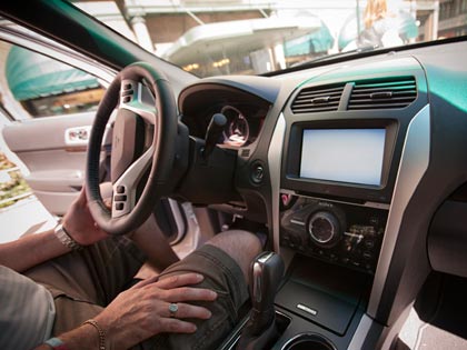 modern car interior
