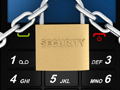 beef up smartphone security phone with lock and chain