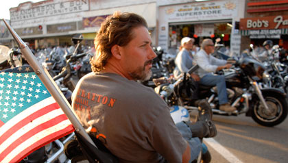 Sturgis Motorcycle Rally in South Dakota 	