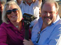 Carol and David Porter in hot air balloon - Roaming Boomers Blog