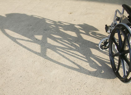 wheelchair shadow wheelchair shadow