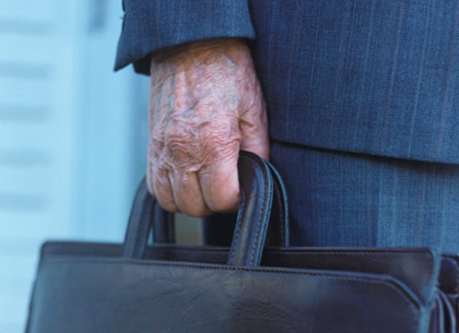 man with briefcase
