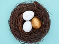 401ks may start to act like more traditional pensions in the future- a golden egg in a nest