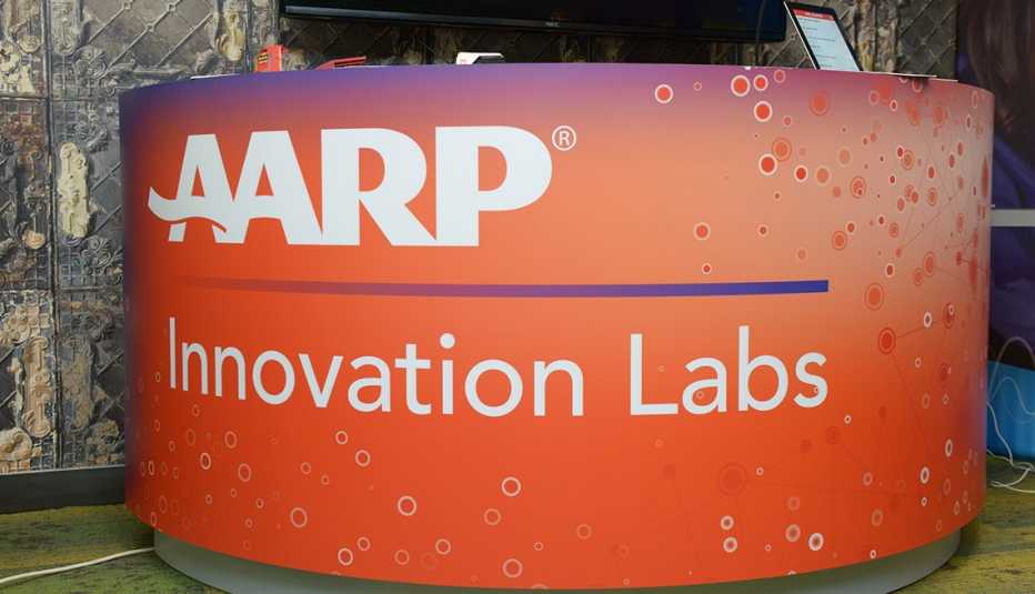 AARP Innovation Labs stand