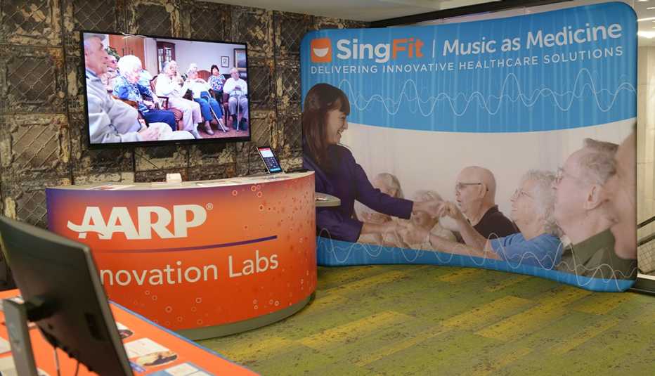 SingFit banner that reads music as medicine