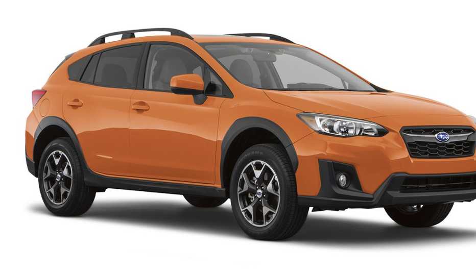 2020 orange Subaru CrossTrek