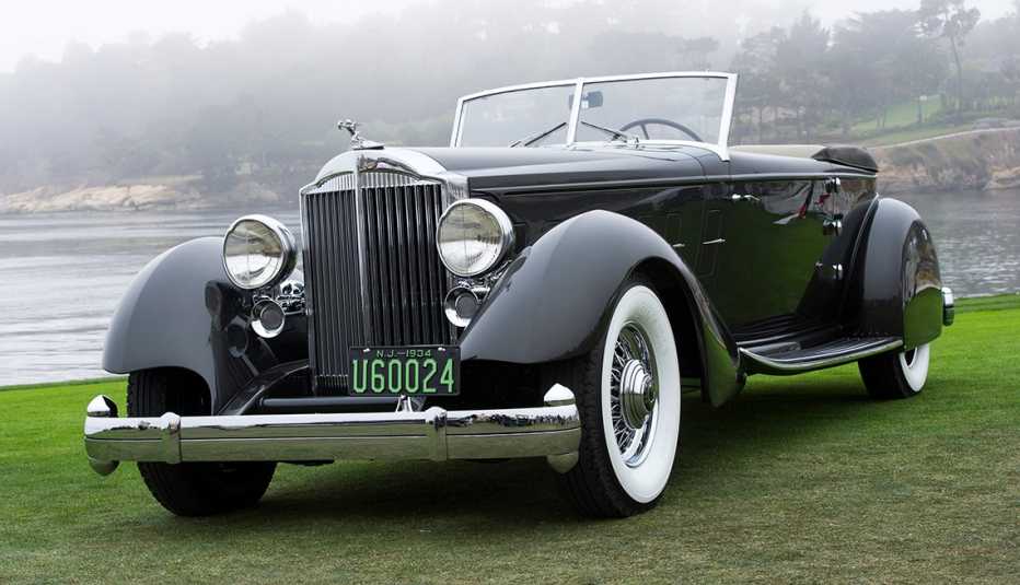 1934 Packard 1108 Twelve Dietrich Convertible Victoria 