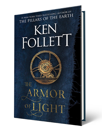 book cover that says ken follett, the armor of light