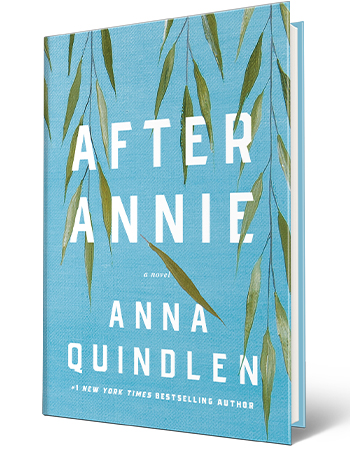 book cover that says after annie, a novel, anna quindlen
