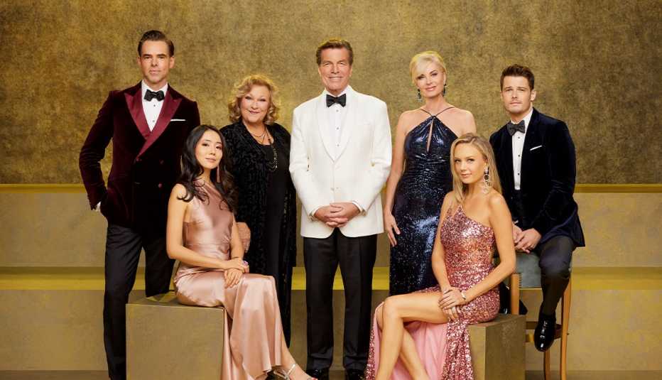 peter bergman with the young and the restless cast