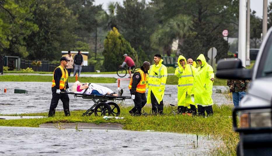 nursing home resident evacuated from hurricane ian flood waters