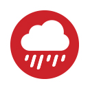icon showing a rain cloud