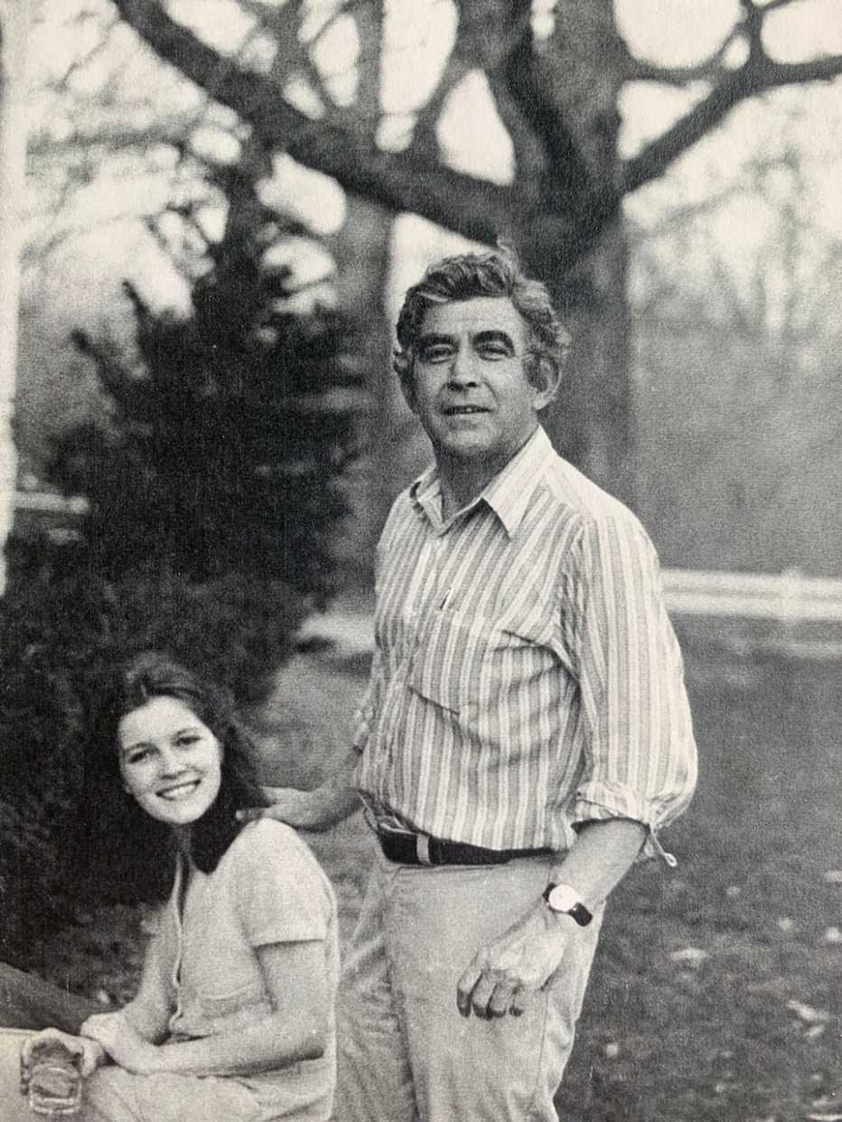 Kate Mulgrew and her father