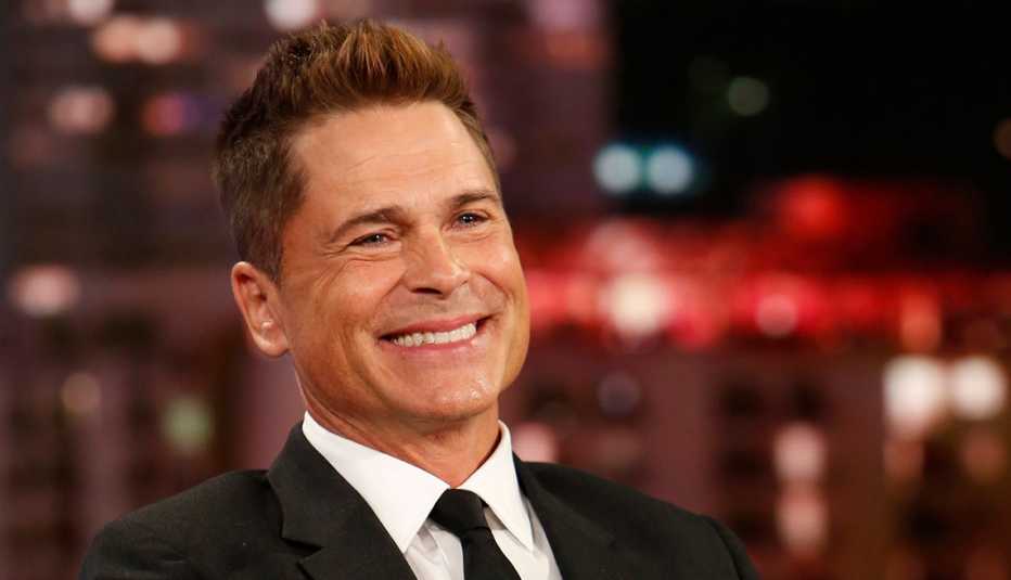 Actor Rob Lowe appearing on Jimmy Kimmel Live!